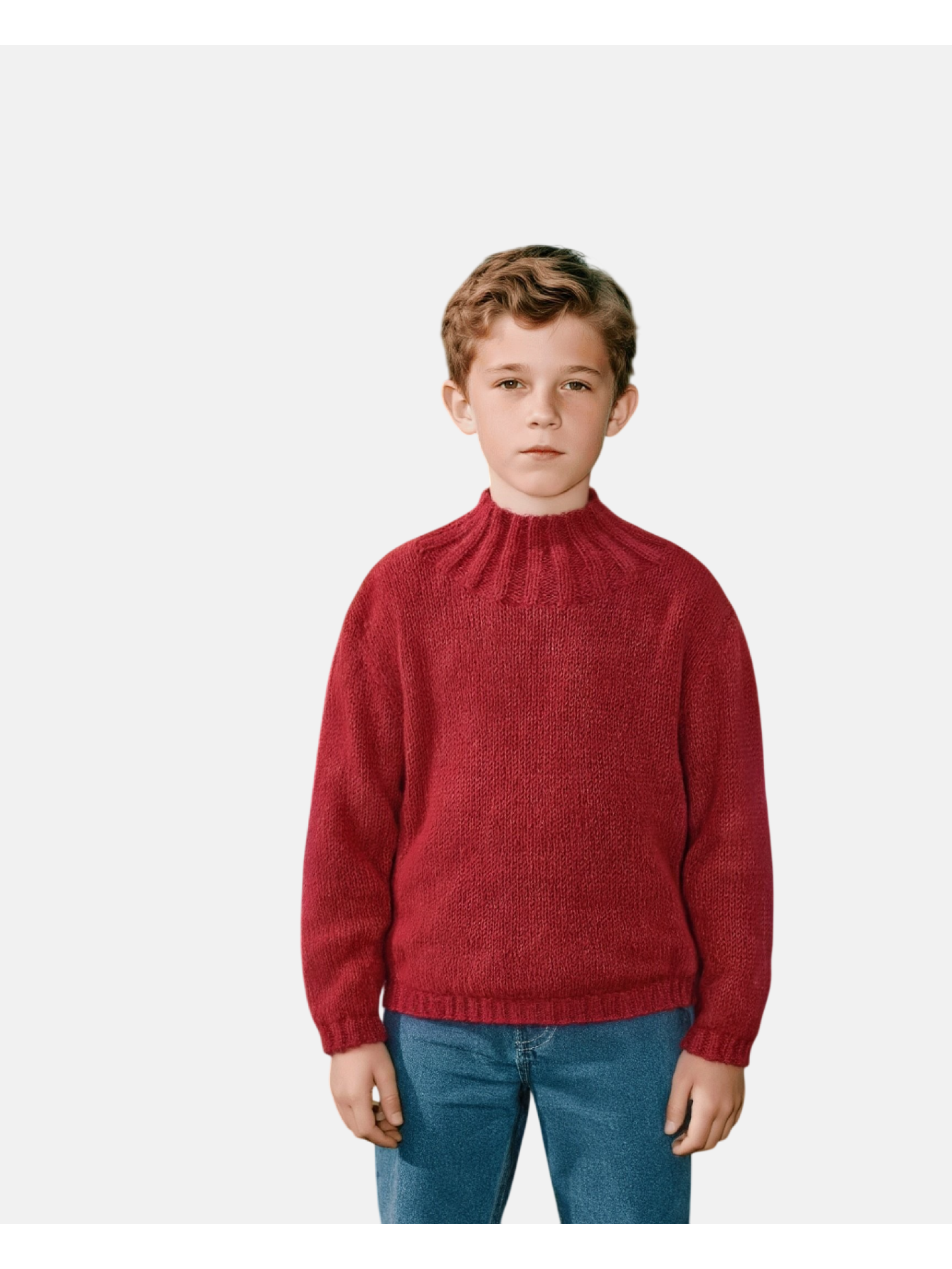 Unisex alpaca children sweater