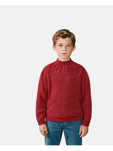 Unisex alpaca children sweater