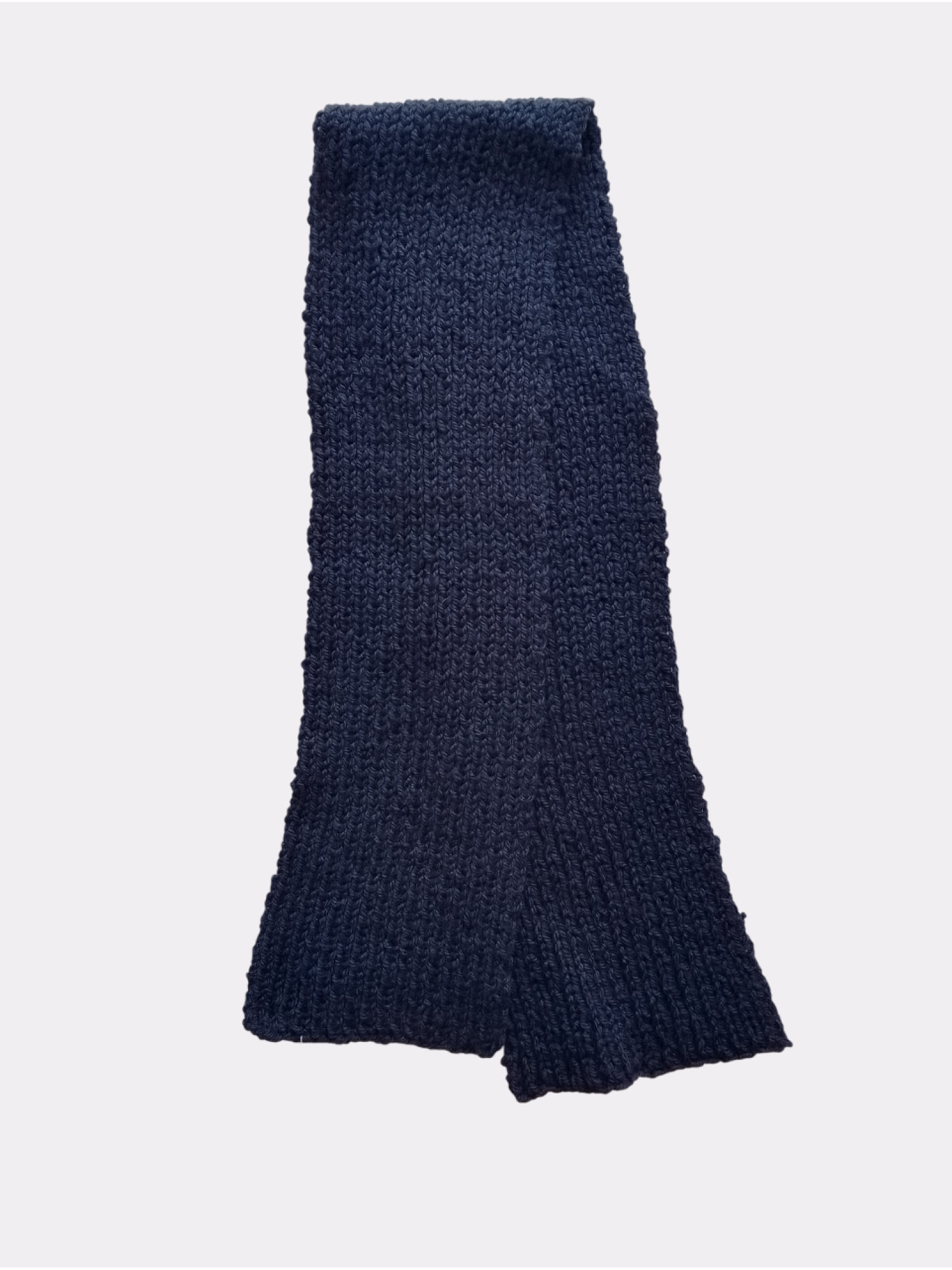 Knit wool scarf