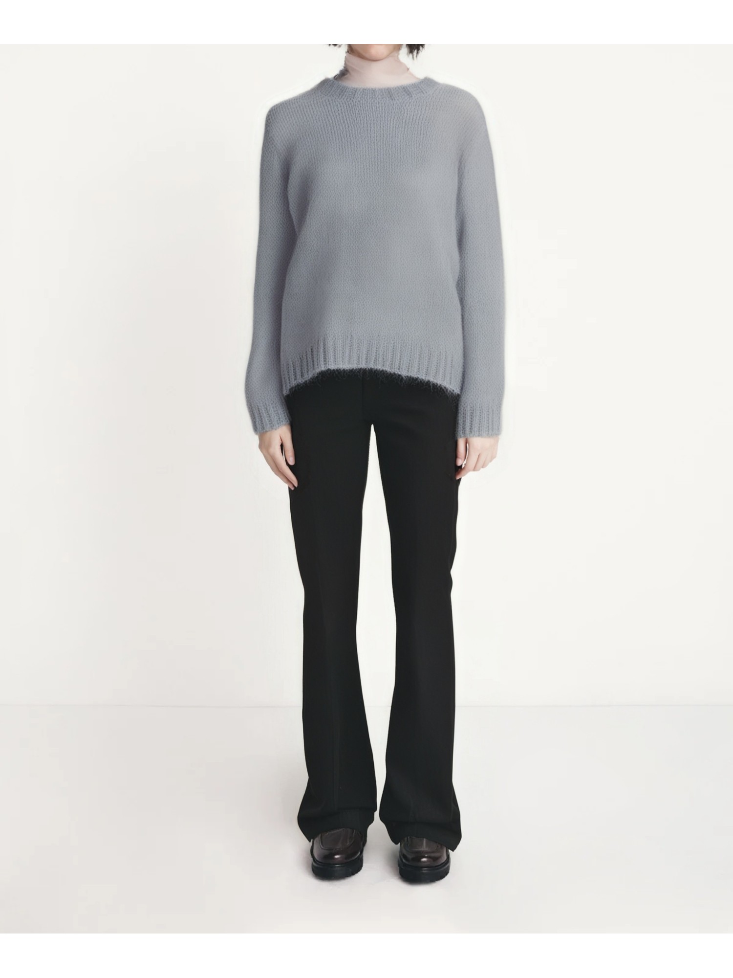 Knit mohair sweater (short)